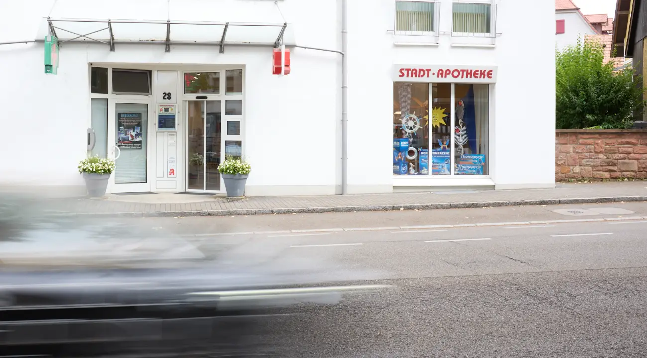 Bild zeigt das Haus der Apotheke
